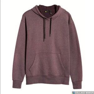 Zella Mens Burgundy Atlas Vintage Wash Hoodie